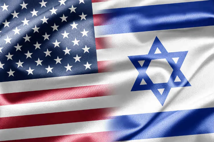 Us Israel flag